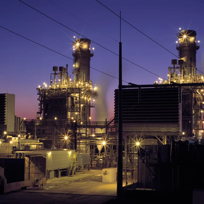 Power Plant at Dusk